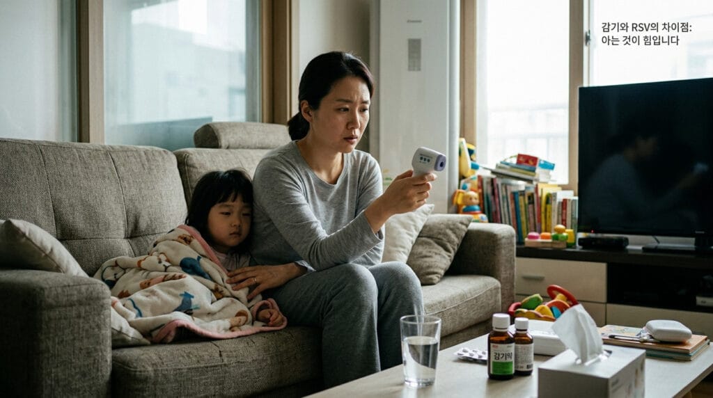 아이 감기 독감 RSV 증상 차이와 진료 기준 비교