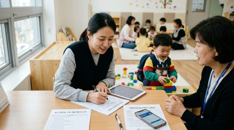 어린이집 입소대기 신청
