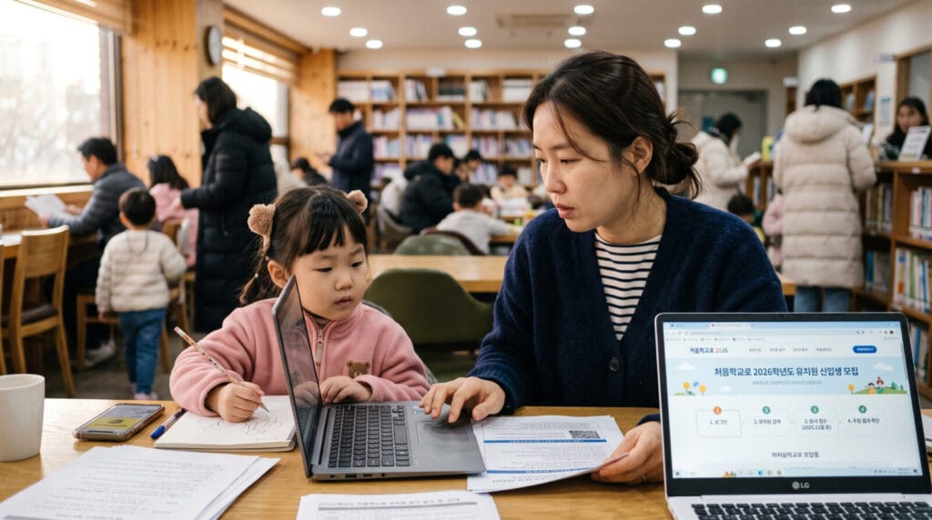 처음학교로 유치원 접수방법